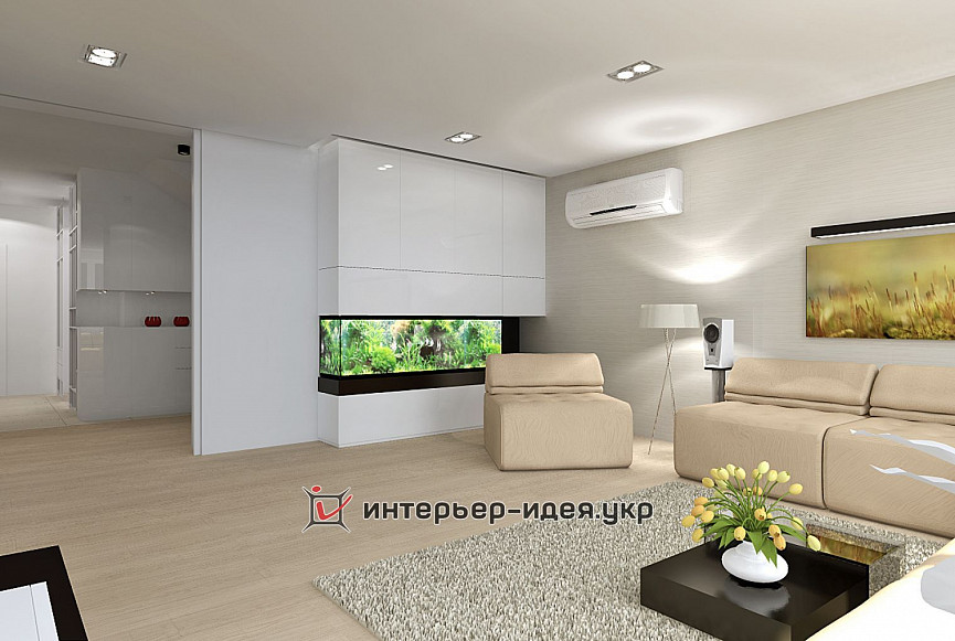 Дизайн гостиной в стиле минимализм