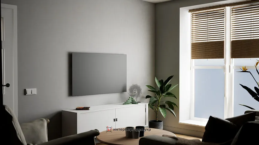 Гостиная в стиле скандинавский минимализм